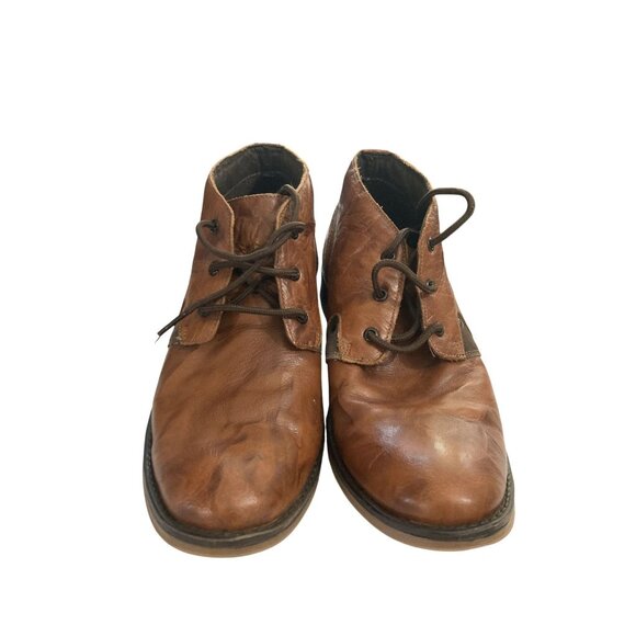 Lee Cooper Men's Size 11 Brown Leather Lace-Up Ankle Boots shoes - Picture 1 of 7